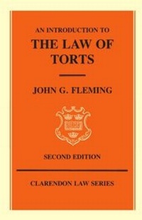 Enlarge image Cover: An Introduction to the Law of Torts - Clarendon Press