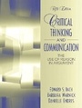Cover: Critical Thinking and Communication - Pearson