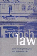 Cover: Principles of French Law - Oxford University Press