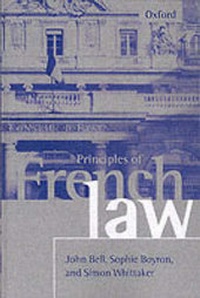 Enlarge image Cover: Principles of French Law - Oxford University Press