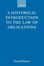 Cover: A Historical Introduction to the Law of Obligations - Oxford University Press