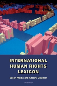 Enlarge image Cover: International Human Rights Lexicon - Oxford University Press