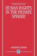 Cover: Human Rights in the Private Sphere - Clarendon Press