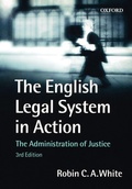 Cover: The English Legal System in Action - Oxford University Press