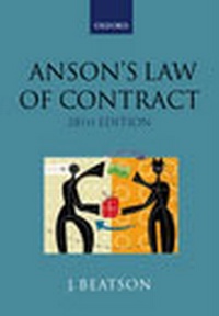 Enlarge image Cover: Anson's Law of Contract - Oxford University Press