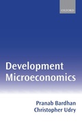 Cover: Development Microeconomics - Oxford University Press