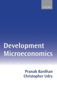 Enlarge image Cover: Development Microeconomics - Oxford University Press