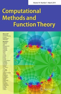 Abbildung von: Computational Methods and Function Theory - Springer