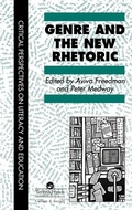 Cover: Genre In The New Rhetoric - Taylor & Francis