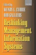 Cover: Rethinking Management Information Systems - Oxford University Press