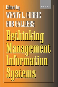 Enlarge image Cover: Rethinking Management Information Systems - Oxford University Press