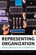 Cover: Representing Organization - Oxford University Press