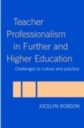 Cover: Teacher Professionalism in Further and Higher Education - Routledge