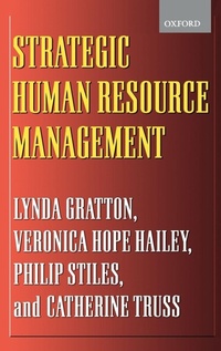 Enlarge image Cover: Strategic Human Resource Management - Oxford University Press