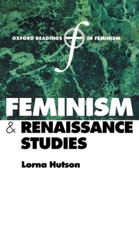 Enlarge image Cover: Feminism and Renaissance Studies - Oxford University Press