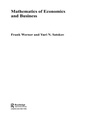Cover: Mathematics of Economics and Business - Routledge