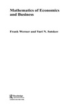 Cover: Mathematics of Economics and Business - Routledge