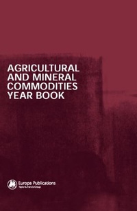 Abbildung von: Agricultural and Mineral Commodities Year Book - Europa Publications Ltd