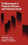 Cover: The Measurement of Productive Efficiency and Productivity Growth - Oxford University Press Inc