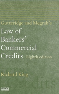 Abbildung von: Gutteridge and Megrah's Law of Bankers' Commercial Credits - Europa Publications Ltd