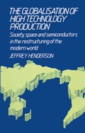 Cover: Globalisation of High Technology Production - Routledge