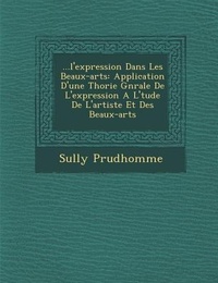 Abbildung von: ...L'Expression Dans Les Beaux-Arts - Saraswati Press