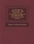 Cover: Psychologie Als Wissenschaft - Saraswati Press