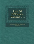 Cover: List of Officers, Volume 7... - Saraswati Press