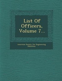 Enlarge image Cover: List of Officers, Volume 7... - Saraswati Press