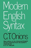 Cover: Modern English Syntax - Routledge