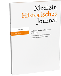 Abbildung von: Medizinhistorisches Journal - Franz Steiner Verlag