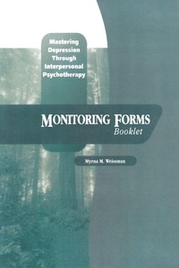 Enlarge image Cover: Mastering Depression through Interpersonal Psychotherapy: Monitoring Forms - Oxford University Press