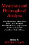 Cover: Mysticism and Philosophical Analysis - Oxford University Press Inc