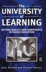 Cover: The University of Learning - Routledge Falmer