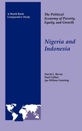Cover: The Political Economy of Poverty, Equity, and Growth: Nigeria and Indonesia - Oxford University Press Inc