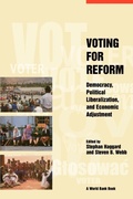 Cover: Voting for Reform - Oxford University Press Inc