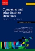 Cover: Companies & Other Business Structures 3e - Oxford University Press Southern Africa