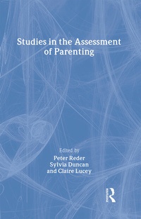 Enlarge image Cover: Studies in the Assessment of Parenting - Brunner-Routledge