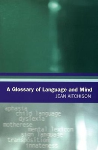 Abbildung von: A Glossary of Language and Mind - OUP India
