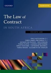 Abbildung von: The Law of Contract in South Africa - Oxford University Press Southern Africa