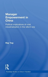 Enlarge image Cover: Manager Empowerment in China - Routledge