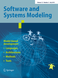 Enlarge image Cover: Software and Systems Modeling - Springer