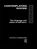 Cover: Contemplating Suicide - Routledge