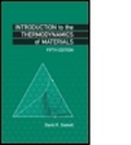Cover: Introduction to the Thermodynamics of Materials, Fifth Edition - Taylor & Francis