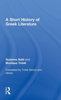 Cover: A Short History of Greek Literature - Routledge