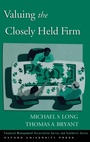 Cover: Valuing the Closely Held Firm - Oxford University Press Inc