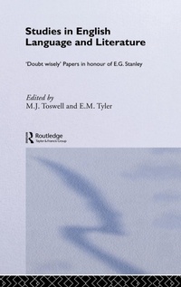 Abbildung von: Studies in English Language and Literature - Routledge
