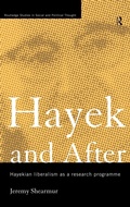 Cover: Hayek and After - Routledge