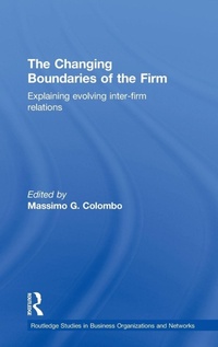 Enlarge image Cover: The Changing Boundaries of the Firm - Routledge