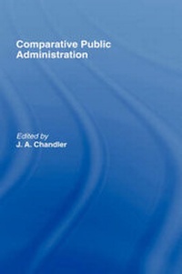 Enlarge image Cover: Comparative Public Administration - Routledge